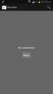 no connection